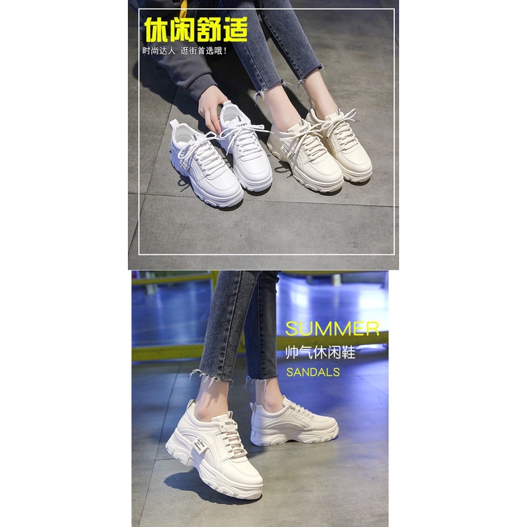 SHOEGALLERY LV0083 &quot;FREE BOX&quot; SEPATU SNEAKERS SPORT WANITA MISS NINETY IMPORT TERBARU