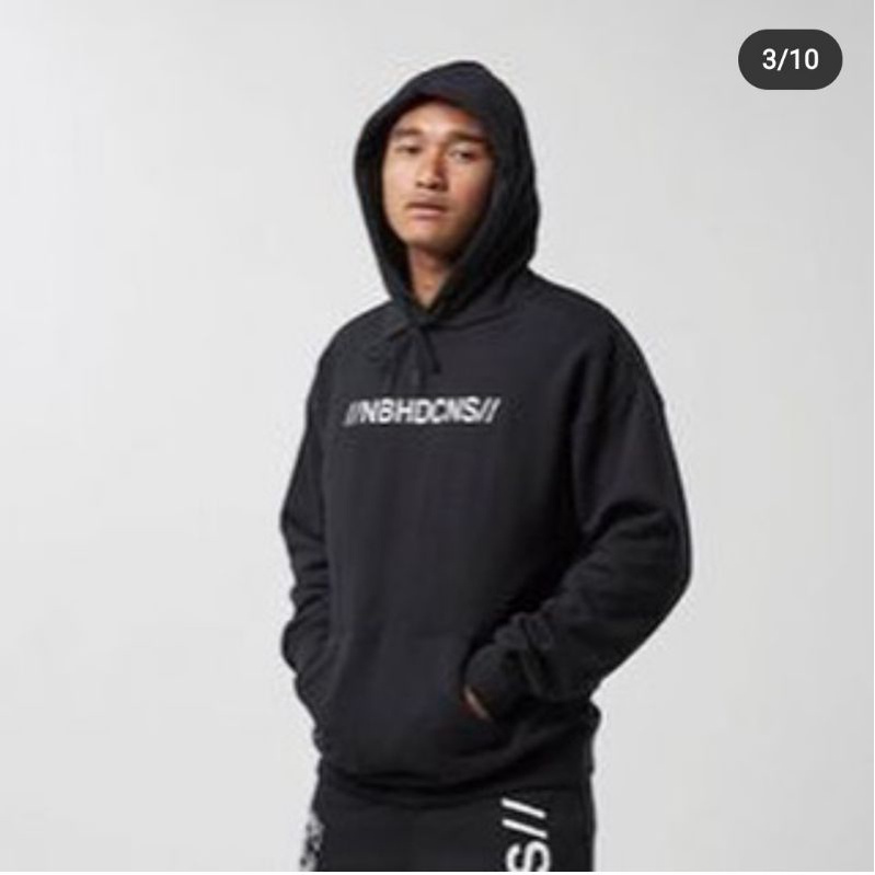 converse x neighborhood hoodie jacketsize L
