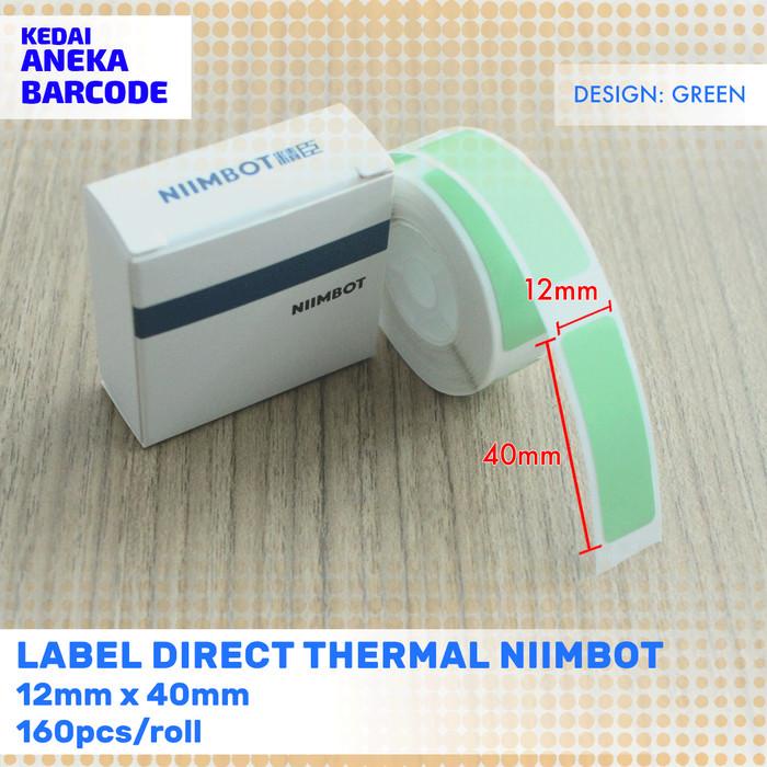 

Label Direct Thermal Polos 12mm x 40mm untuk NIIMBOT D11