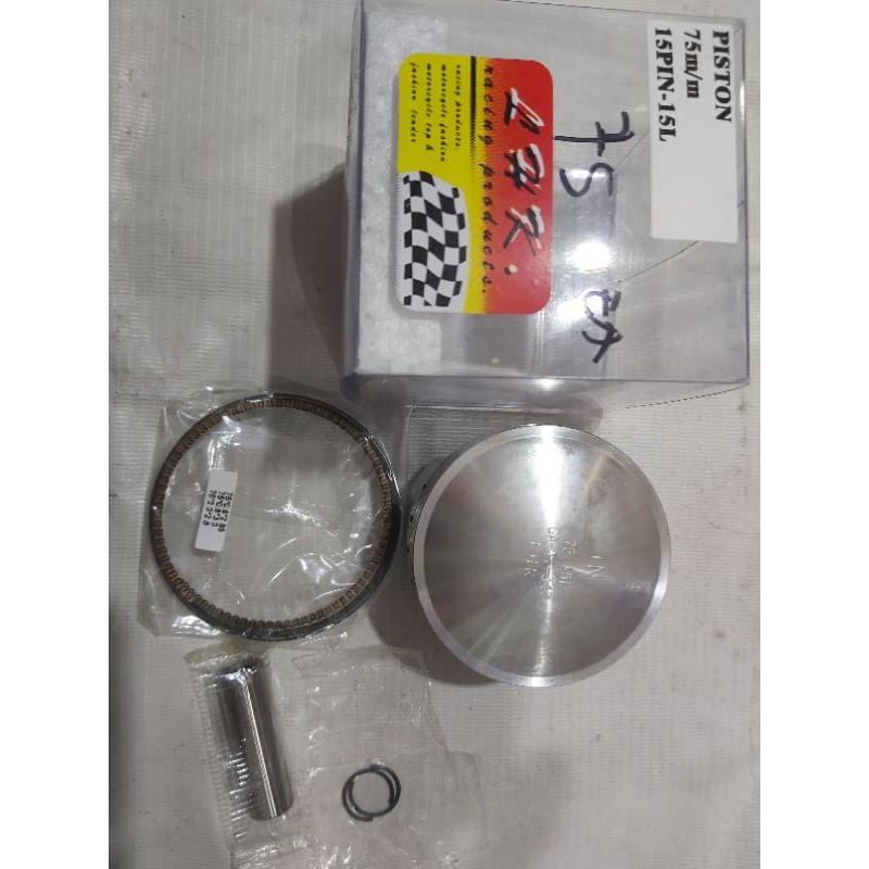 Piston LHK 75 pen pin 15mm plus ring