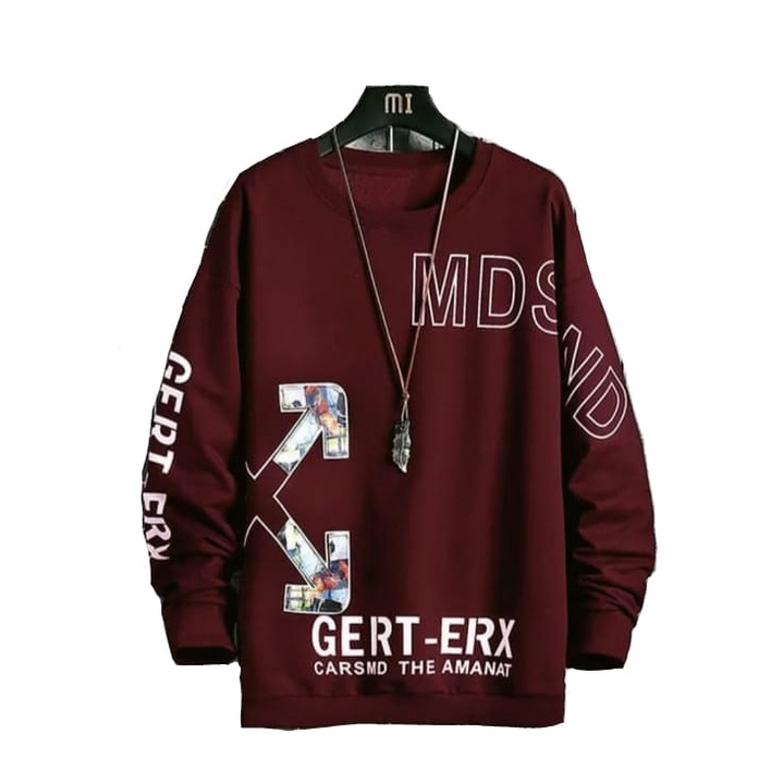 N_S Pakain Pria/Wanita T-Shirt Baju Sweater Sweathirt Lengan Panjang X_0ne