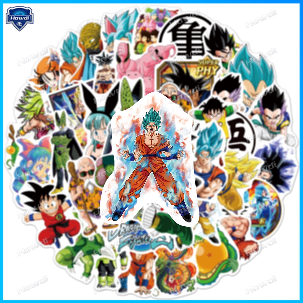 Stiker Motif Anime DRAGON BALL Tahan Air Untuk Helm Motor