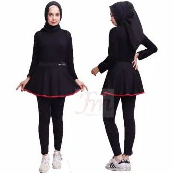 Rok senam hijab atau gak pakai hijab juga bisa pakai