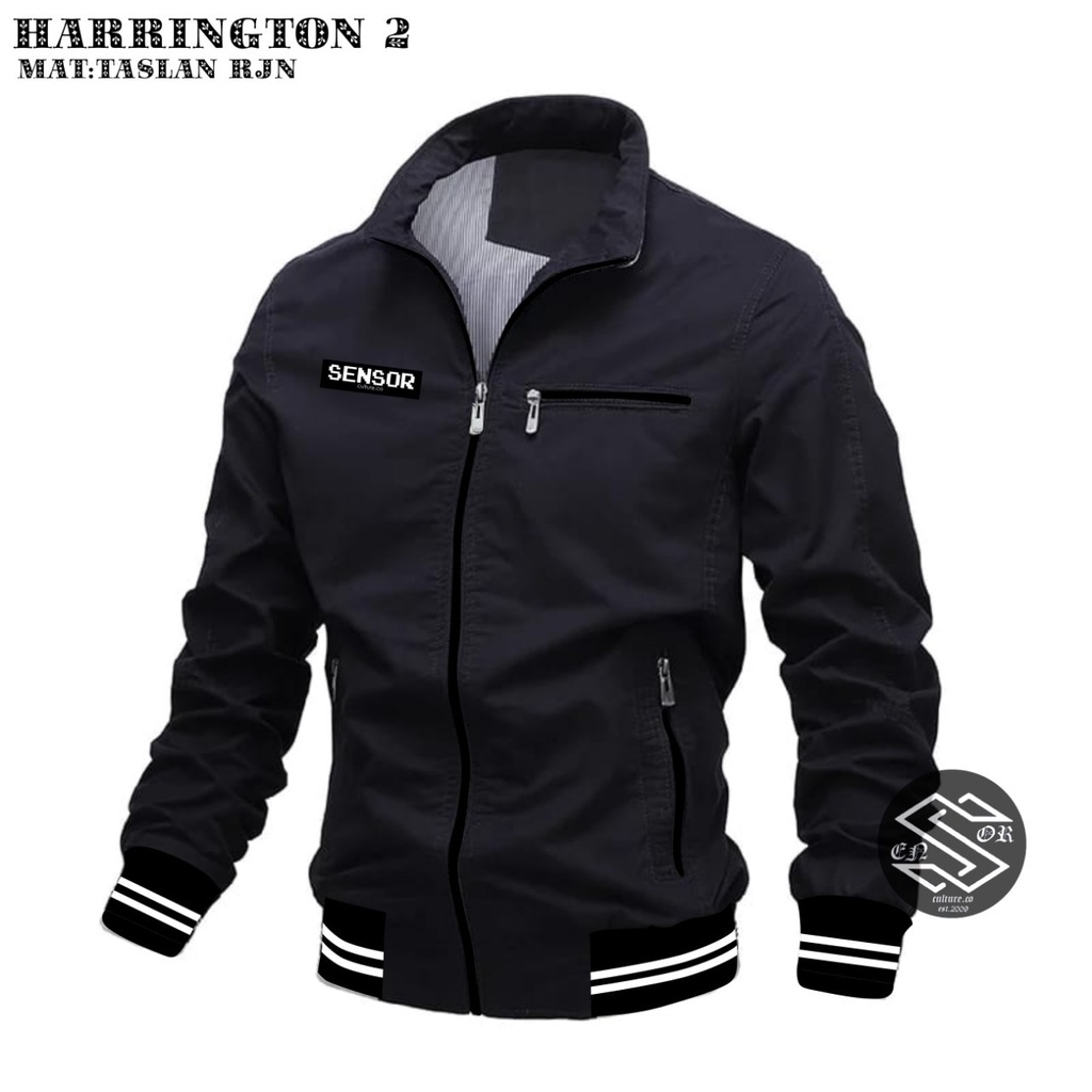 TURUN HARGA ! Jaket Pria Jaket Harrington Sensor Jaket Casual Pria Jaket Motor Windproof Jaket Outdoor Pria