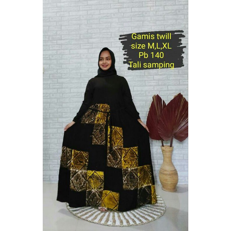 Gamis Twill Harga grosir