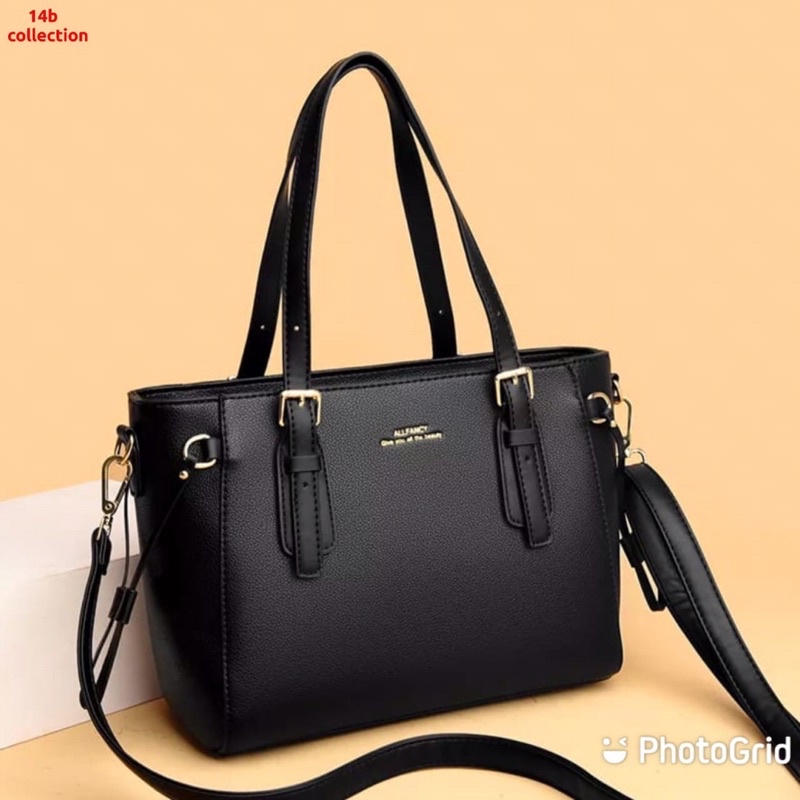 Tas selempang wanita Lucy Bags kombinasi tas jinjing wanita tas selempang slingbags kulit wanita tas totebag polos simple