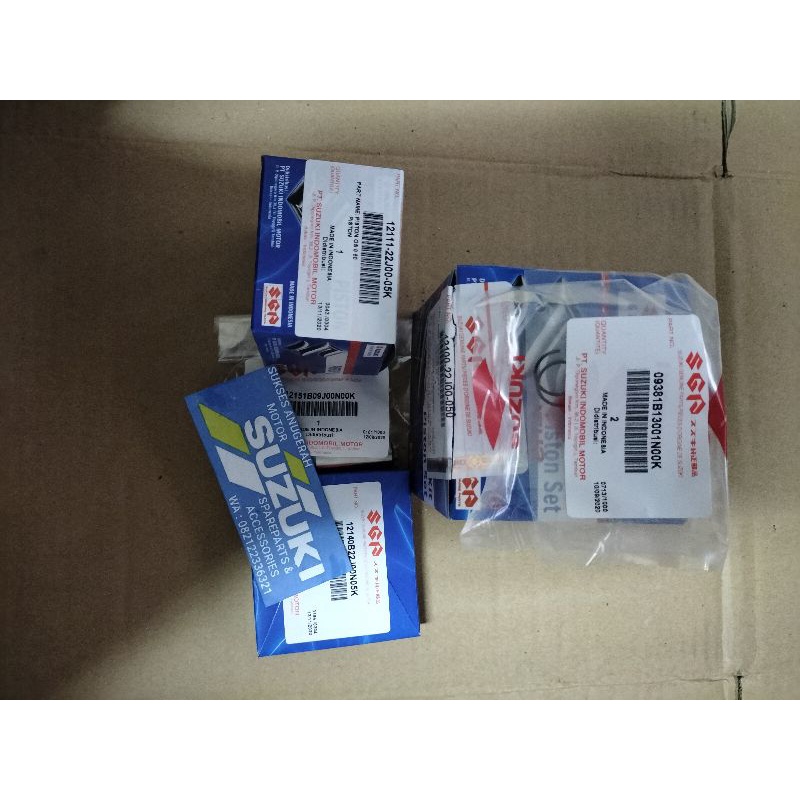 piston kit seher set Suzuki shooter address oversize 050 original Suzuki