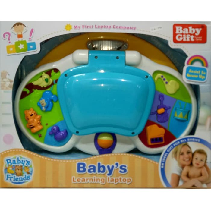 Mainan baby s learning laptop / mainan edukasi / mainan anak balita Mainan Edukasi Yang Membantu