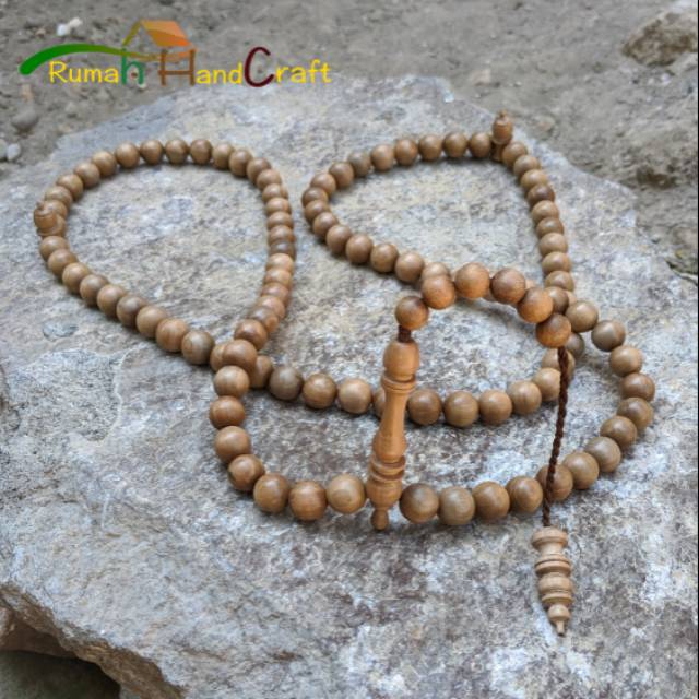 Tasbih kayu bertuah dewandaru ngurak 12mm 99 muslim