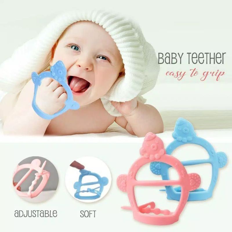 TEETHER BAYI BAHAN NANO SILIKON | FOOD GRADE &amp; KENYAL