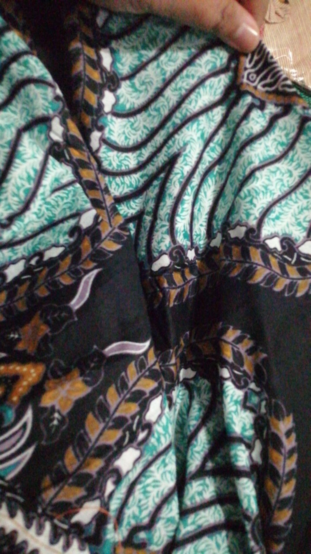 Batik Gamis Manggar Mas Pakaian Perempuan Baju Seragam Alkhalis