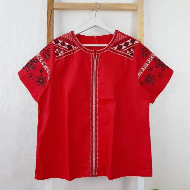 Blouse Korea Bunga