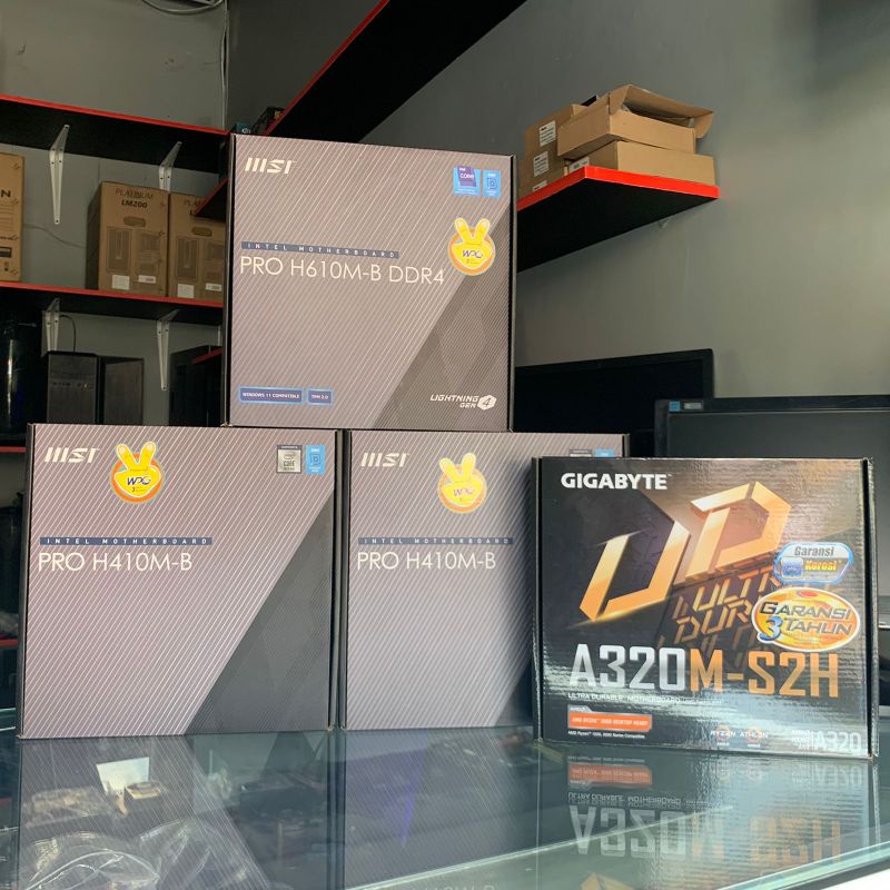 Motherboard MSI PRO H610M-B DDR4 || MSI PRO H410M-B || GIGABYTE A320M-S2H