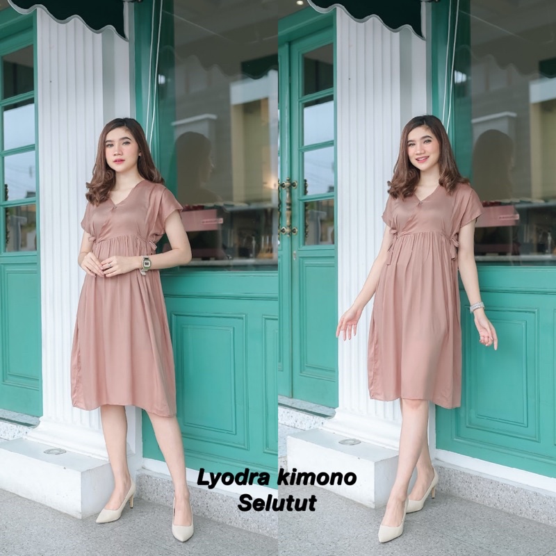 BESTSELLER | LONGDRESS KIMONO | HOMEDRESS KIMONO PANJANG BUSUI | BAJU TIDUR KIMONO | DASTER KIMONO-Lyodra pdk milo