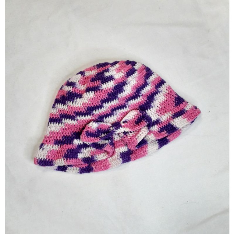 Baby Bucket Hat Rajut / Topi Bucket Hat Rajut Bayi