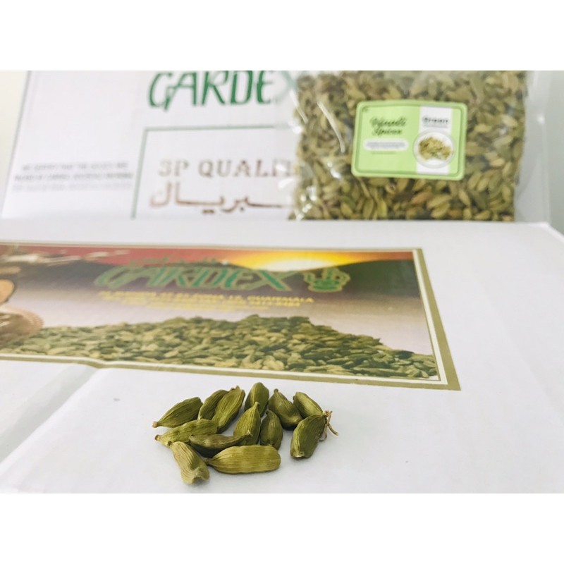 

RK01 Kapulaga Hijau 500gr Biji Kapol Hijau Bumbu Kapul Green Cardamom India Kapolaga Rempah Herbal