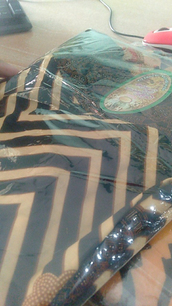 Aserehe Zigzag Batik Solo Zela Tunik Atasan Kerja Kantor Kondangan Casual Muslim Jumbo