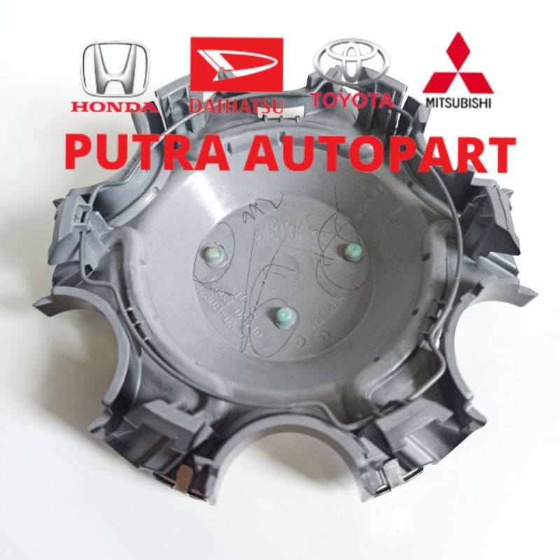 dop velg tutup roda fortuner vrz 2015 - 2022 original toyota