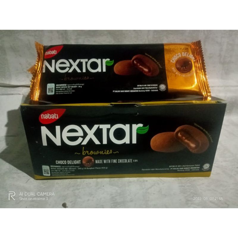 

nextar coklat brownies 1 box isi 10 PCs/ nextar coklat nabati 1 box is 10