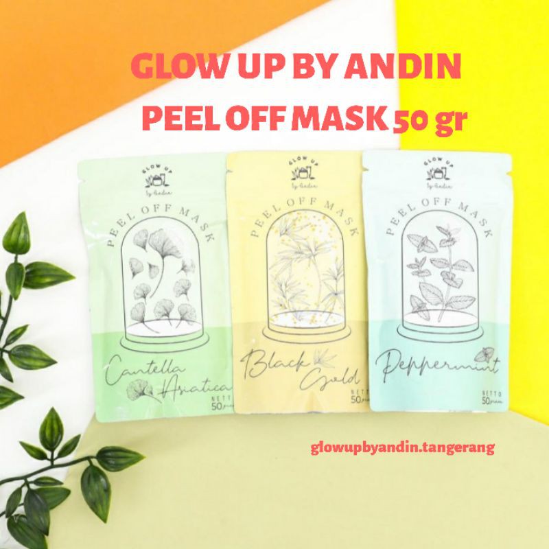 Jual Peel Off Mask Isi 50 Gr GLOWUPBYANDIN [Free Spatula] | Shopee ...