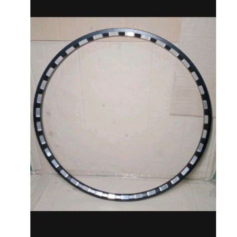 Velg rims rim sepeda gunung mtb exotic d518 ukuran 26 hole 36 SEPASANG alloy double wall 36H black