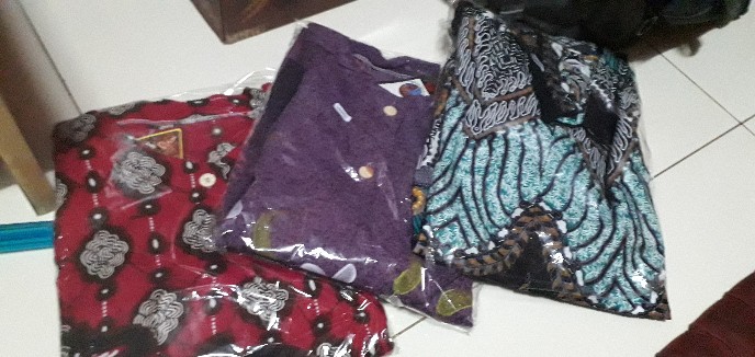 Bswart Batik Hrb026 Kenongo Hem Pendek Padi Pekalongan M L Xl Batik Pria Murah Modern Grosir Batik