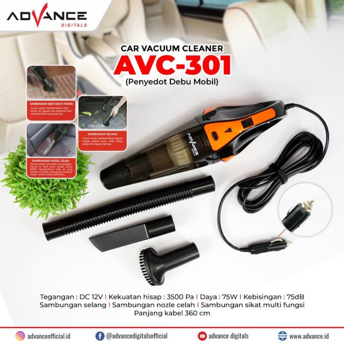 ADVANCE Vacuum Cleaner Portable Mobil AVC 301