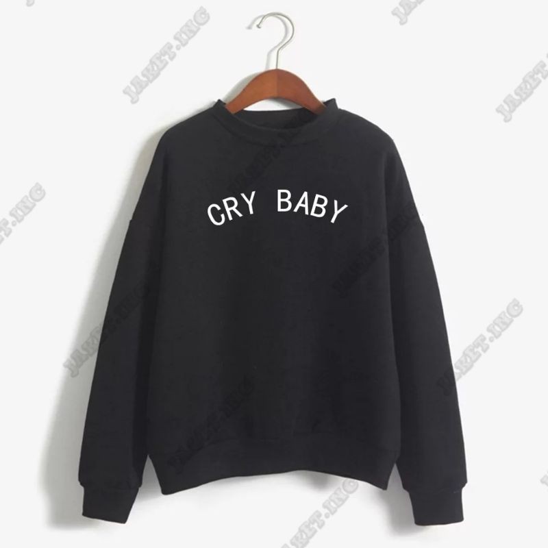 CREWNECK SWETAER SCREEN CRY BABY '