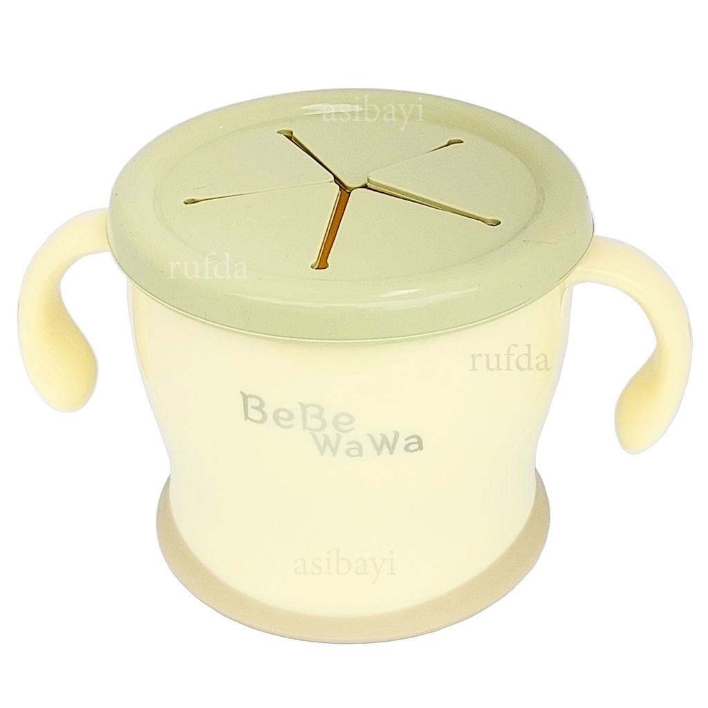 BeBe WaWa 2in1 Straw Snack Cup BebeWawa Aqulea Training Mug AQ