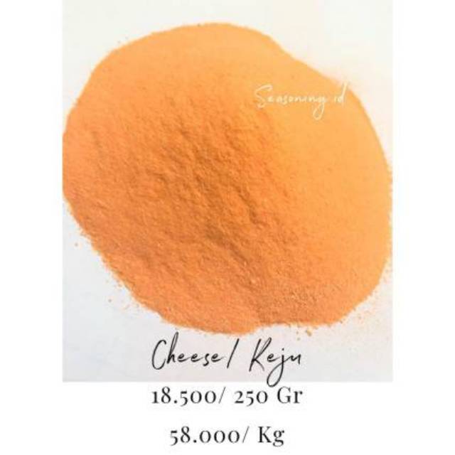 

Cheese Powder / Bumbu Makanan / Bumbu Kentang Goreng / Bumbu Crispy Chicken