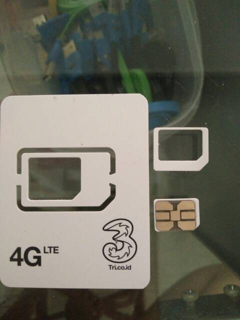 Perdana tri 3 three replacement pengganti upgrade chip new sim card lama simcard ke jaringan 4g lte 4glte replace 3g ke 4g