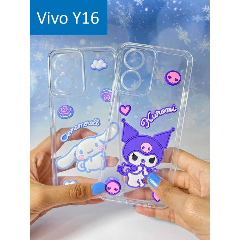 CaseClear 3D VIVO Y16 - casing Terbaru handphone - VIVO Y16  - pelindung handphone - VIVO Y16