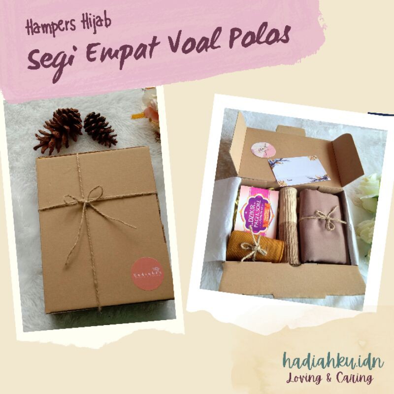Hampers Box | Hampers Hijab | Gift Box | Graduation Gift | Hadiah wisuda | Kado Padang | hijab voal