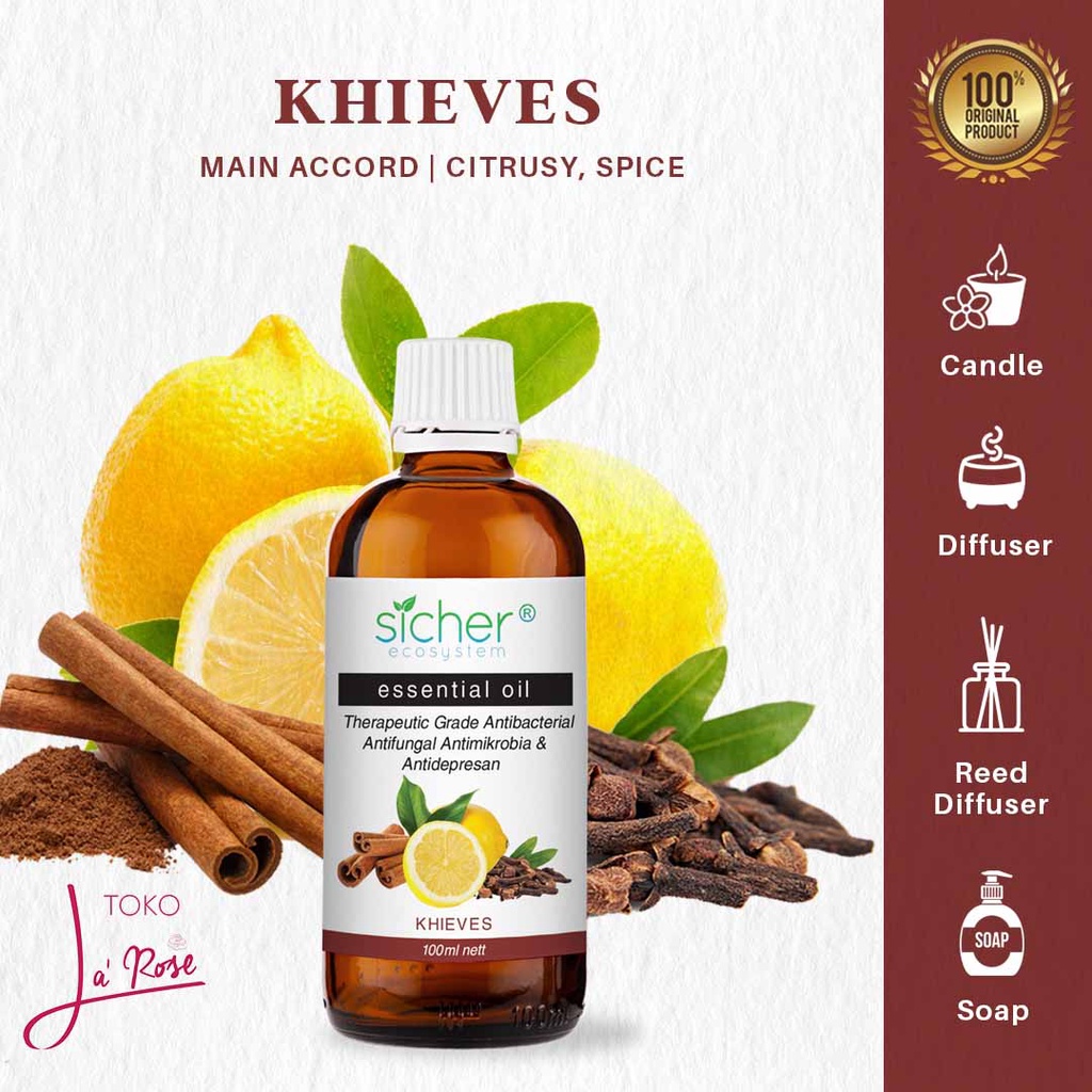 Essential Oil Thieves Aromatherapy Natural Khieves Immune Booter Alami