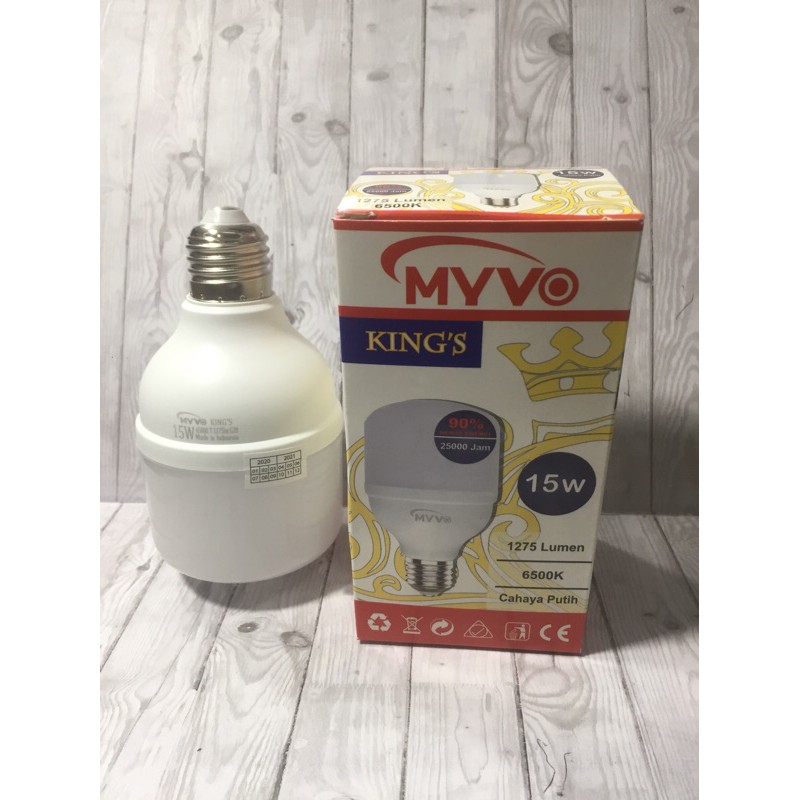 Bohlam lampu LED 15 watt Myvo Kings