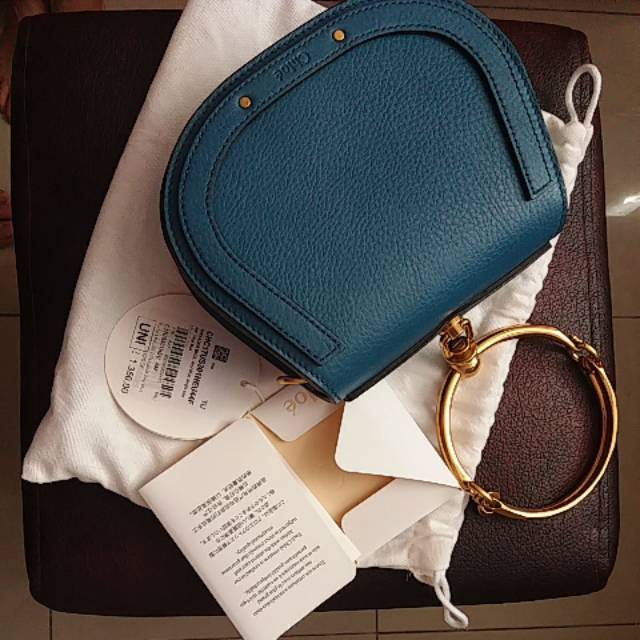 Tas bag  chloe small nile bracelet shoulders & cross cross body strap . 99 % like new