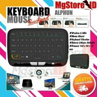 Keyboard Mouse Alphun TouchPad Wireless Vibration 2.4GHz / Keybord Mini,Laptop,Smart TV