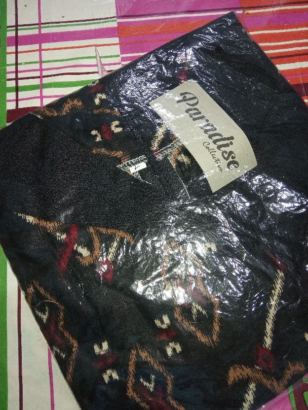 Tey-17 Batik Wanita Asj Sa Hrb026 Kenongo Kemeja Tosca Pendek
