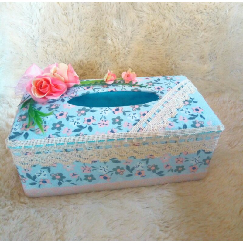 kotak tissu shabby toples lebaran cantik