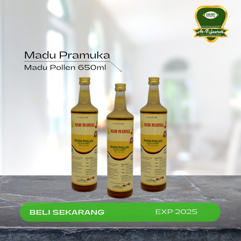

MADU BEE POLLEN PRAMUKA 650ML