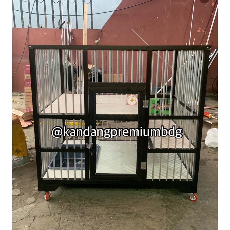 kandang kucing anjing kelinci alumunium aluminium 1 kamar besar murah mewah