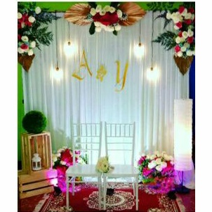 Backdrop Lamaran atau Backdrop Aqiqah