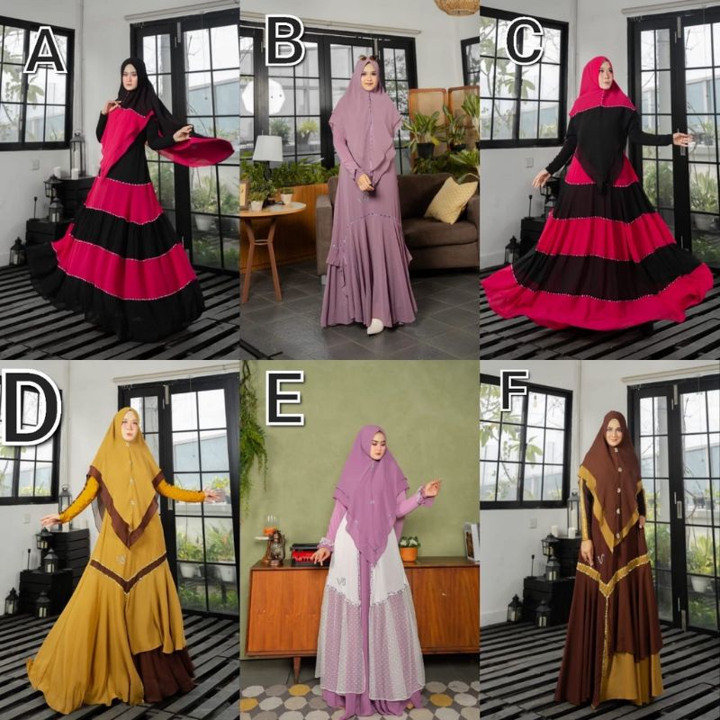 Meisya Couple series set syari original brand Viendra syari