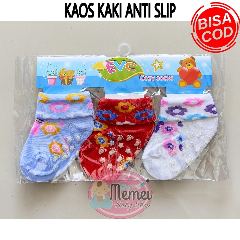 Kaos kaki bayi 3 in 1 WINTEKU isi 3 pasang murah berkualitas perlengkapan bayi lahirl