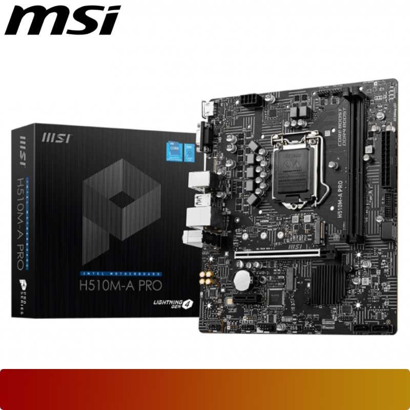 MSI H510M-A PRO - MATX LGA - 1200 GEN 11