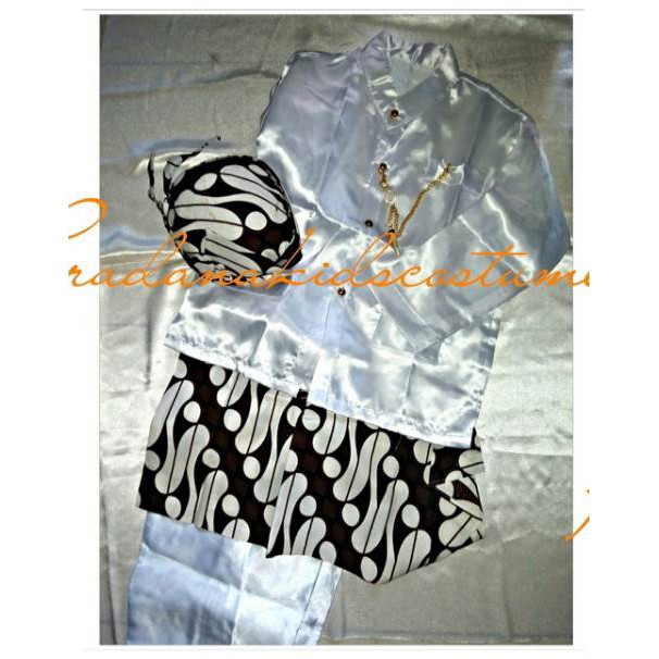 Costume Halloween Kostum Pesta mainan anak Baju cak jatim/Basofi size SD
