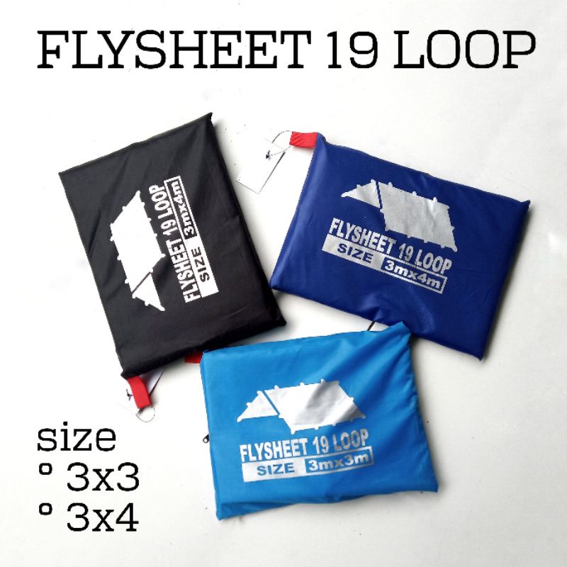 flysheet 19loop 3x4 dan 3x3