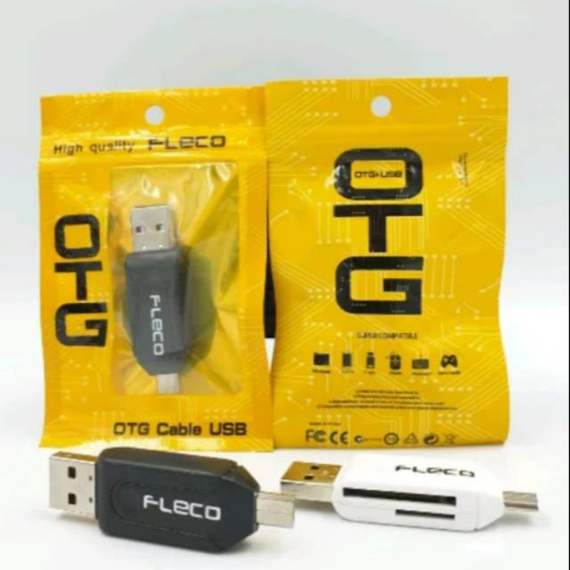 Otg Cardrider Micro Fleco MMC SD Card Colokan Micro Fast Data Otg Card Rider Panjang Fleco Micro Usb