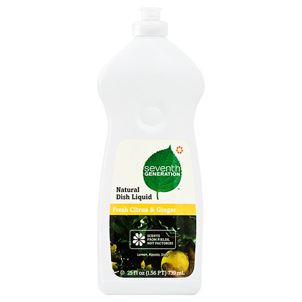 Sevent Generation Natural Dish Liquid Fresh Citrus &amp; Ginger 739ml