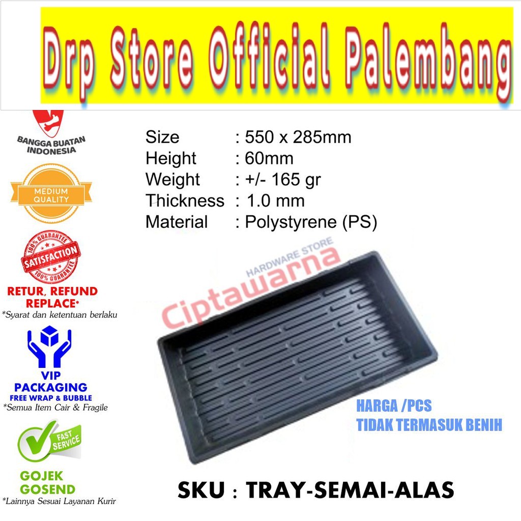 Tray Semai Alas / Seedling Tray / Alas Pot Semai Bibit Biji Tanaman